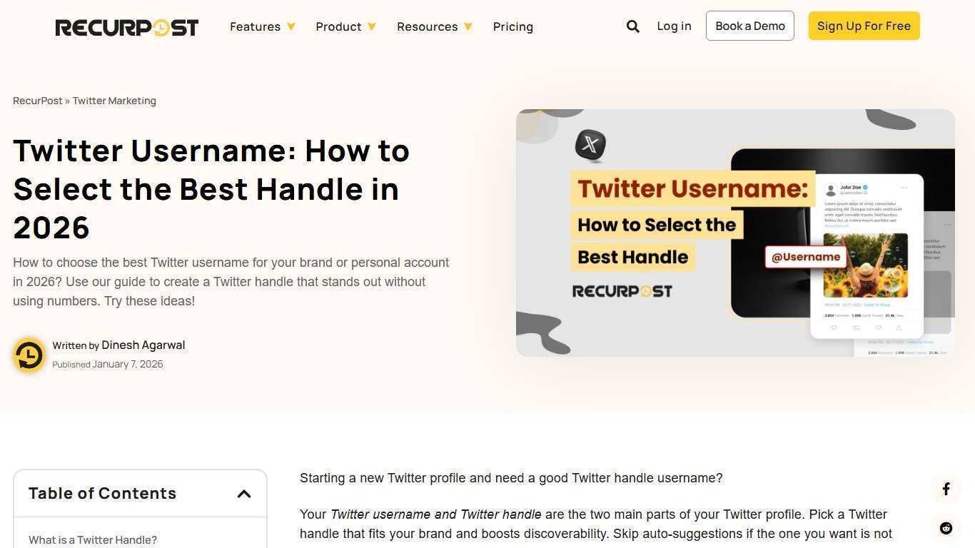 Twitter Username: How to Select the Best Handle in 2026