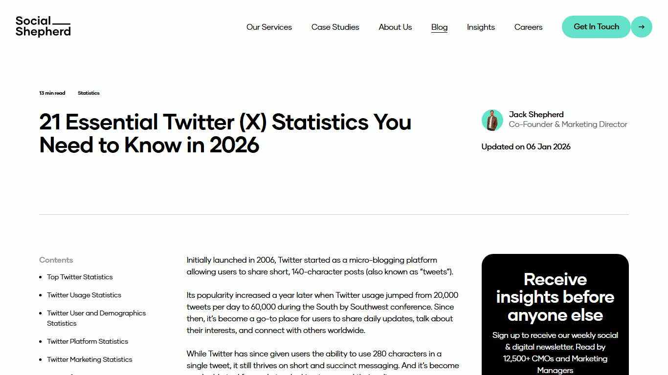 21 Essential Twitter (X) Statistics You Need to Know in 2026