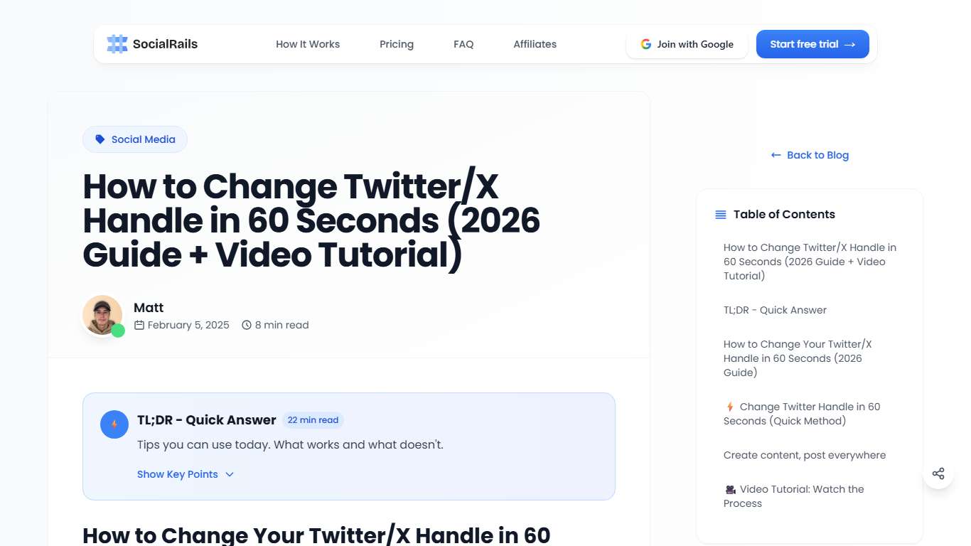 How to Change Twitter/X Handle in 60 Seconds (2026 Guide + Video Tutorial)